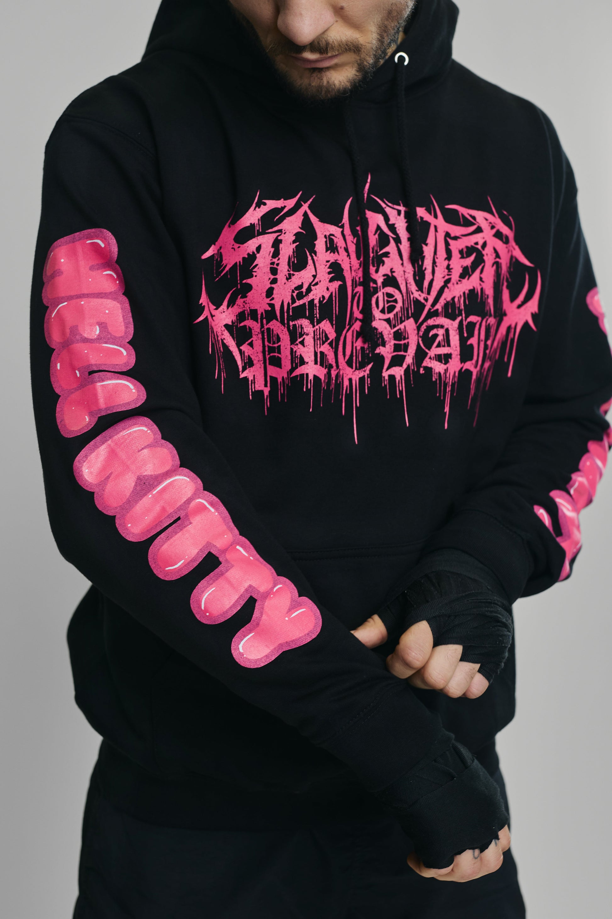 SLAUGHTER TO PREVAIL - HELL KITTY HOODIE - First Blood Merchandise