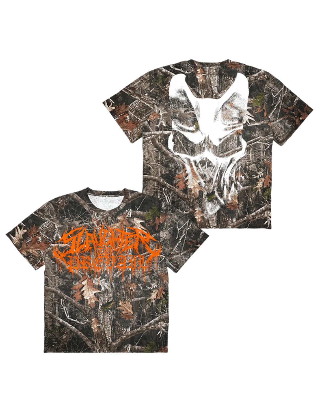 Slaughter to Prevail - White Mask - Camo T-Shirt