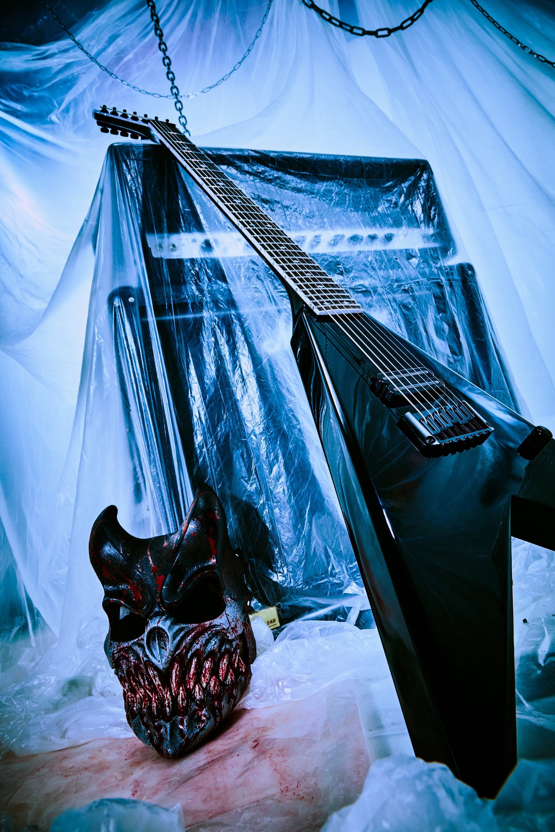 ESP LTD JACK SIMMONS "V" 7B - First Blood Merchandise