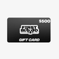 First Blood Gift Card - First Blood Merchandise