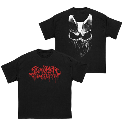 RED LOGO MASK SHIRT - SLAUGHTER TO PREVAIL - First Blood Merchandise
