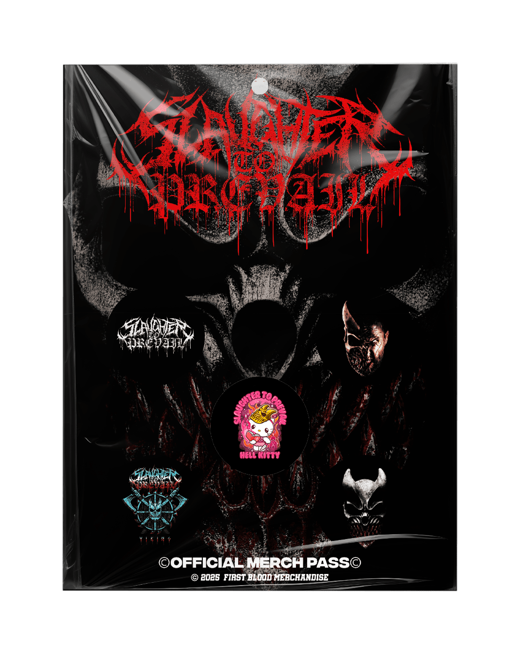 Slaughter To Prevail - 5 Badge Set - First Blood Merchandise