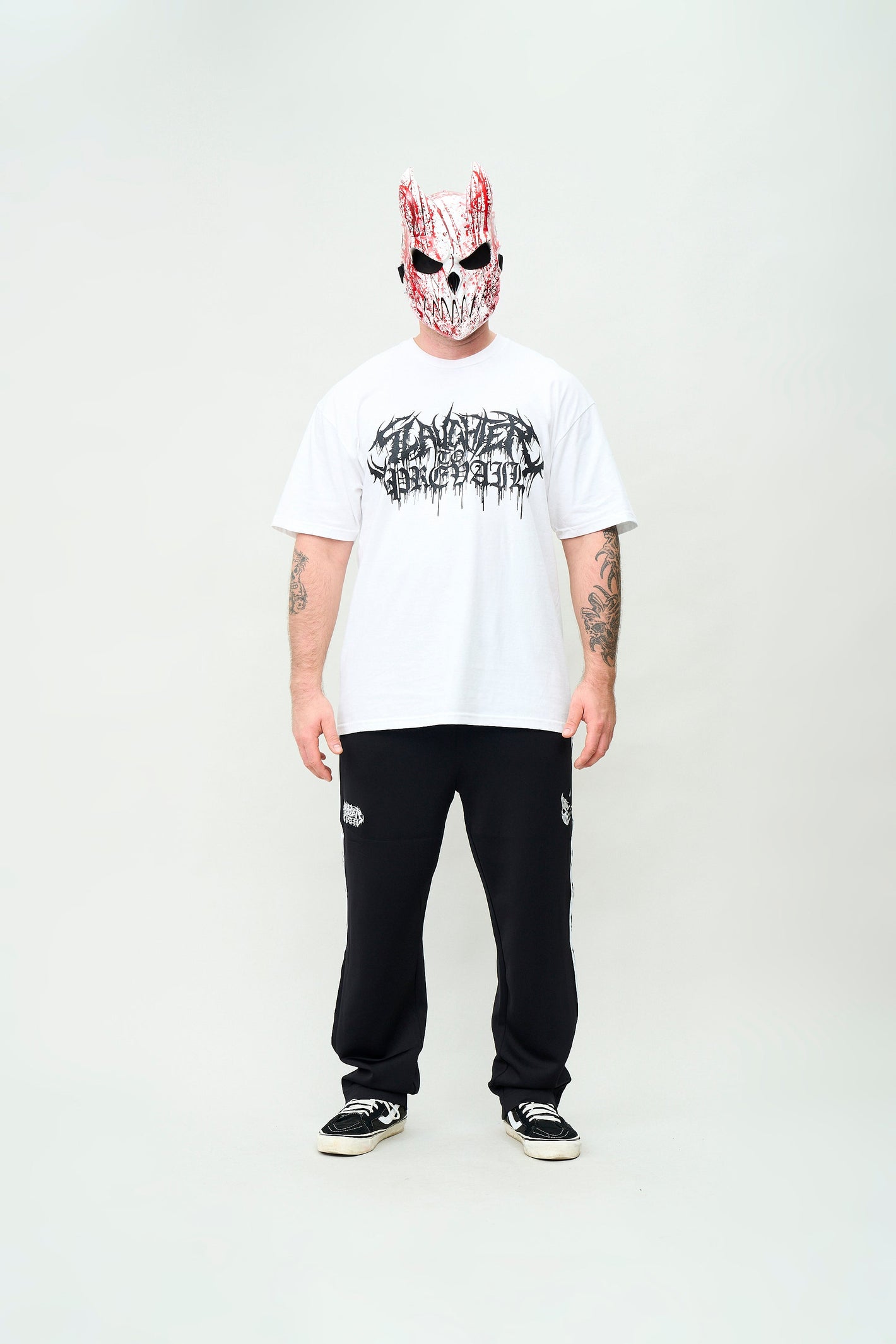 Slaughter to Prevail - Black Logo Mask - T-Shirt - First Blood Merchandise