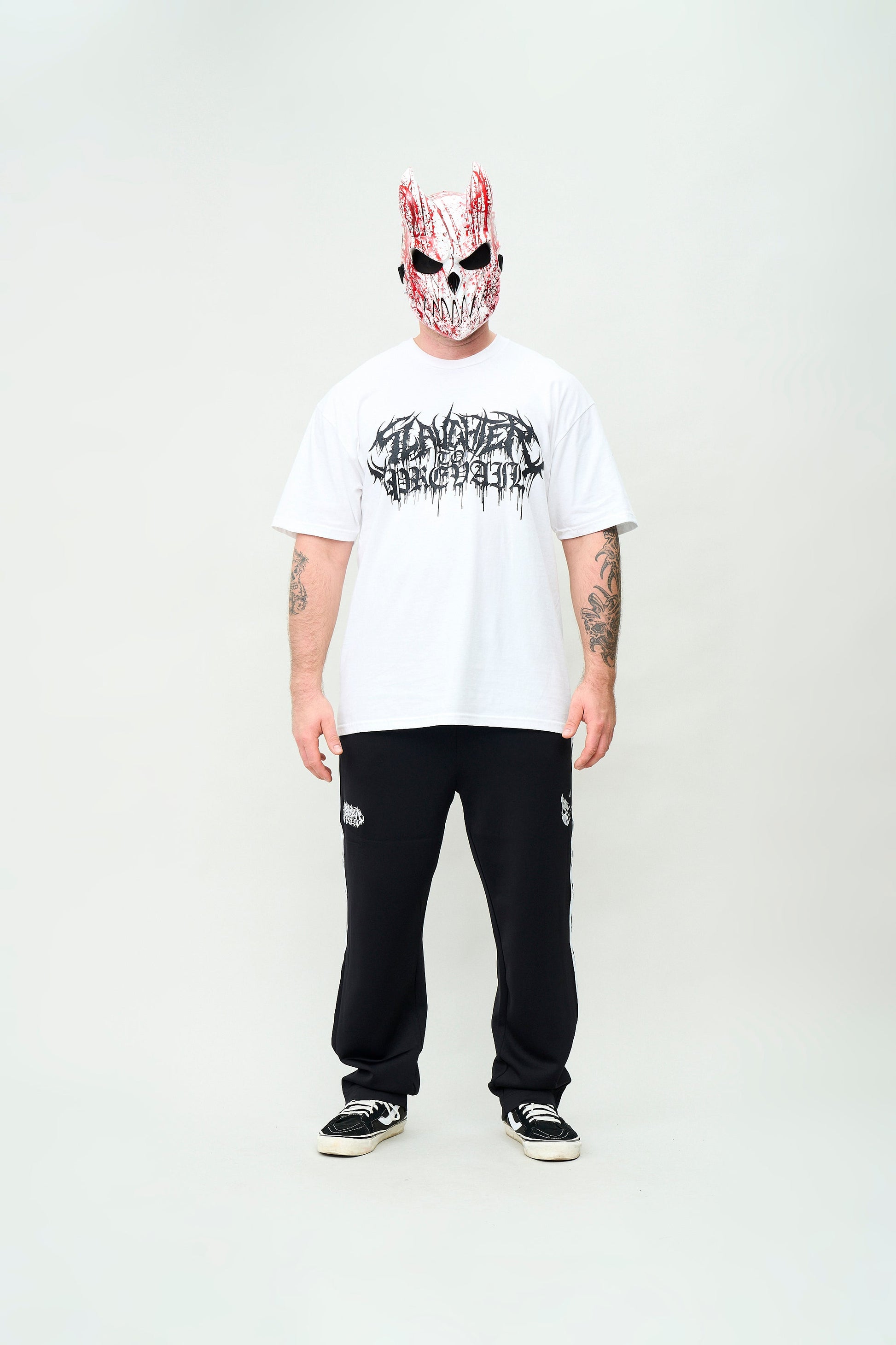 Slaughter to Prevail - Black Logo Mask - T-Shirt - First Blood Merchandise