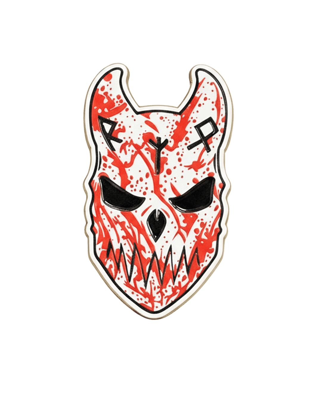 Slaughter To Prevail - Bloody Mask - Metal Pin - First Blood Merchandise