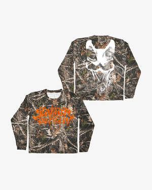 SLAUGHTER TO PREVAIL - CAMO WHITE MASK LONGSLEEVE - First Blood Merchandise