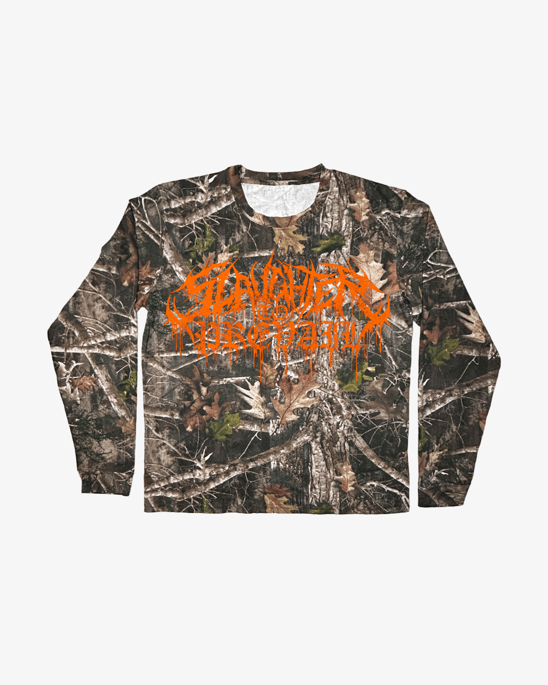 SLAUGHTER TO PREVAIL - CAMO WHITE MASK LONGSLEEVE - First Blood Merchandise