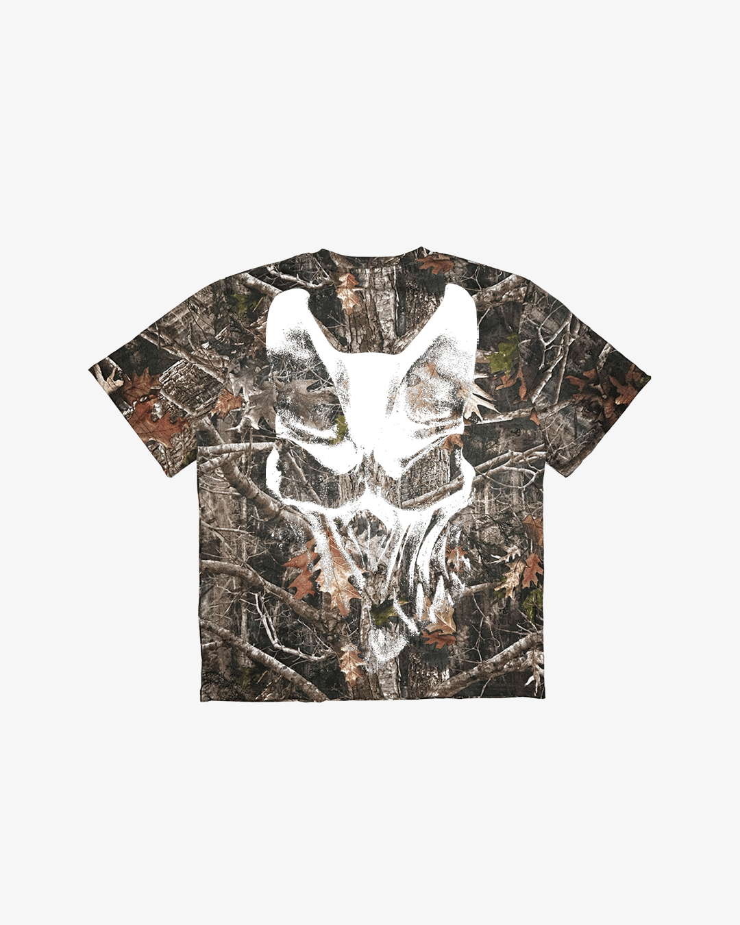 SLAUGHTER TO PREVAIL - CAMO WHITE MASK T - SHIRT - First Blood Merchandise