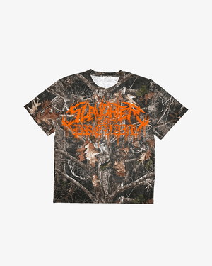 SLAUGHTER TO PREVAIL - CAMO WHITE MASK T - SHIRT - First Blood Merchandise