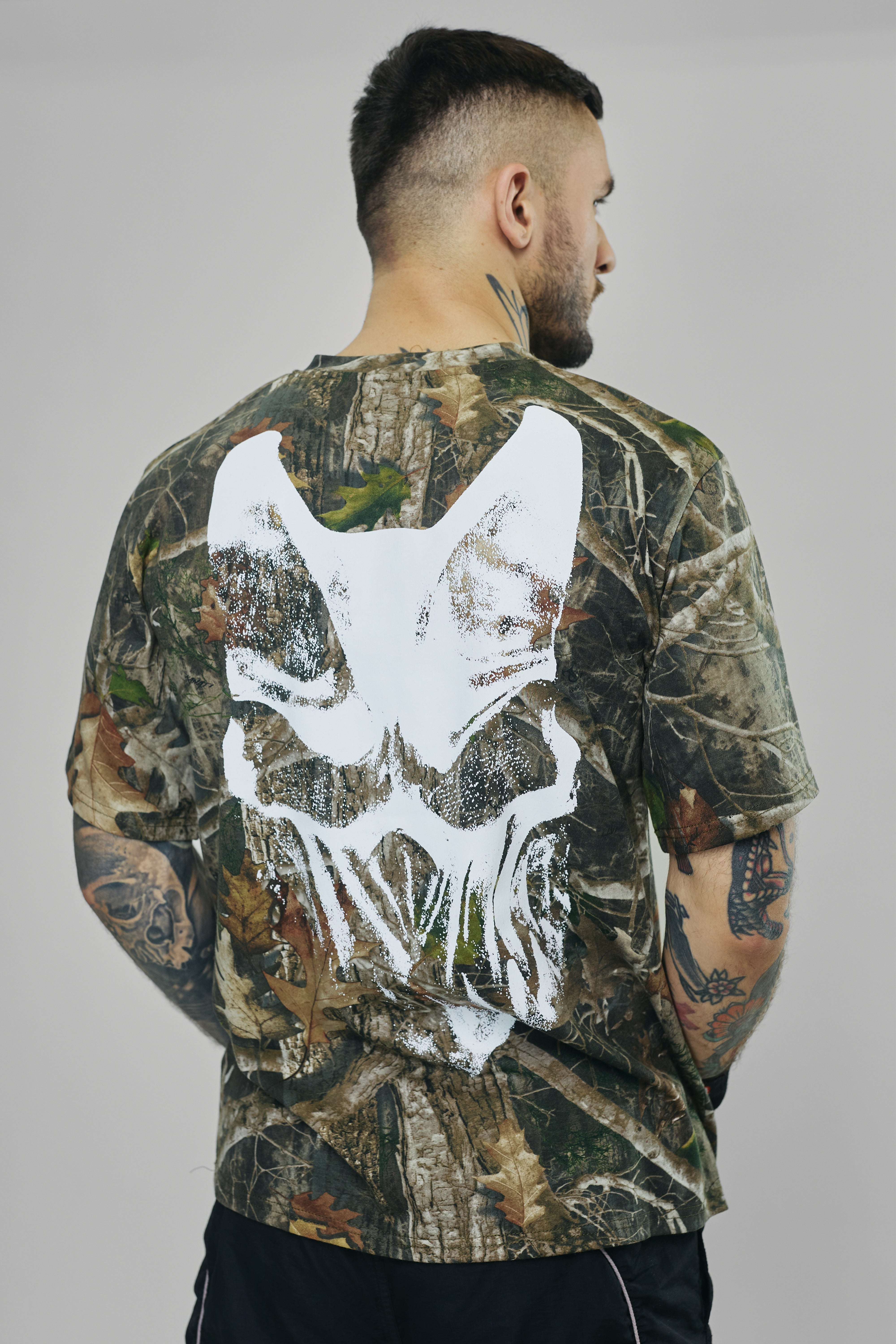 Slaughter to Prevail - White Mask - Camo T-Shirt