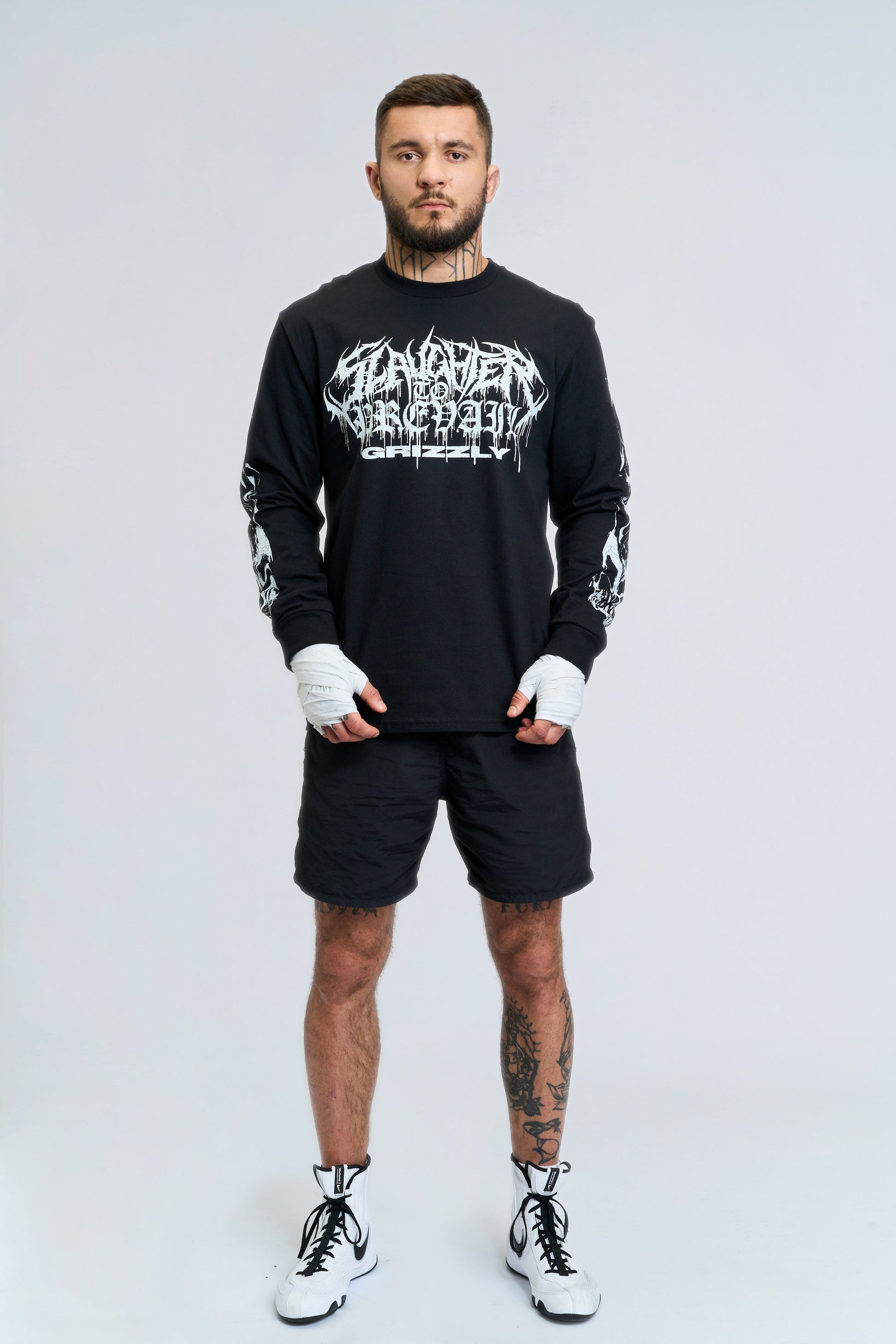 Slaughter to Prevail - Flame Grizzly - Longsleeve - First Blood Merchandise