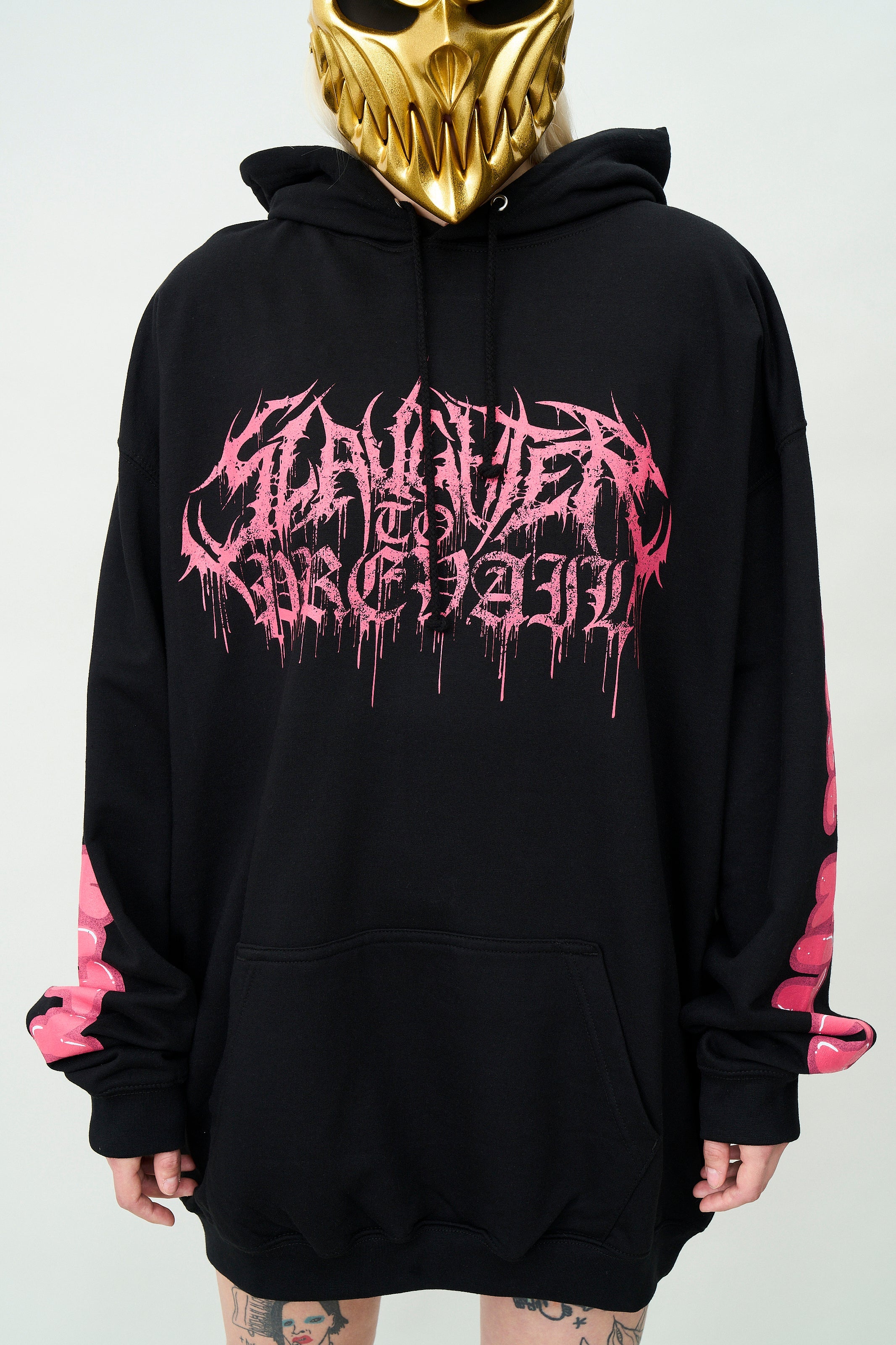 ミュージシャン Slaughter To Prevail - Hell Kitty White Slaughter to Prevail - Hell Kitty - Hoodie