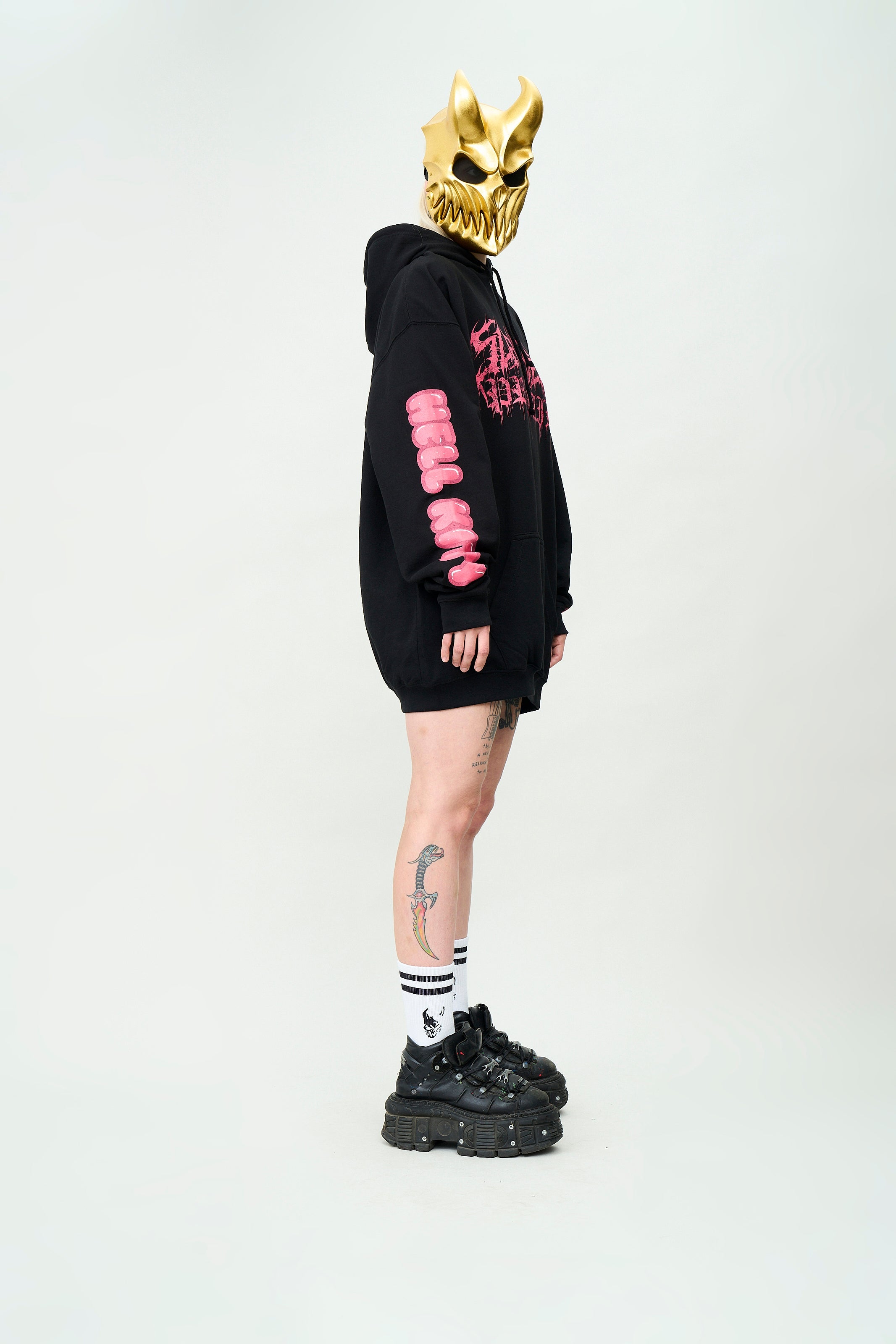 ミュージシャン Slaughter To Prevail - Hell Kitty White Slaughter to Prevail - Hell Kitty - Hoodie