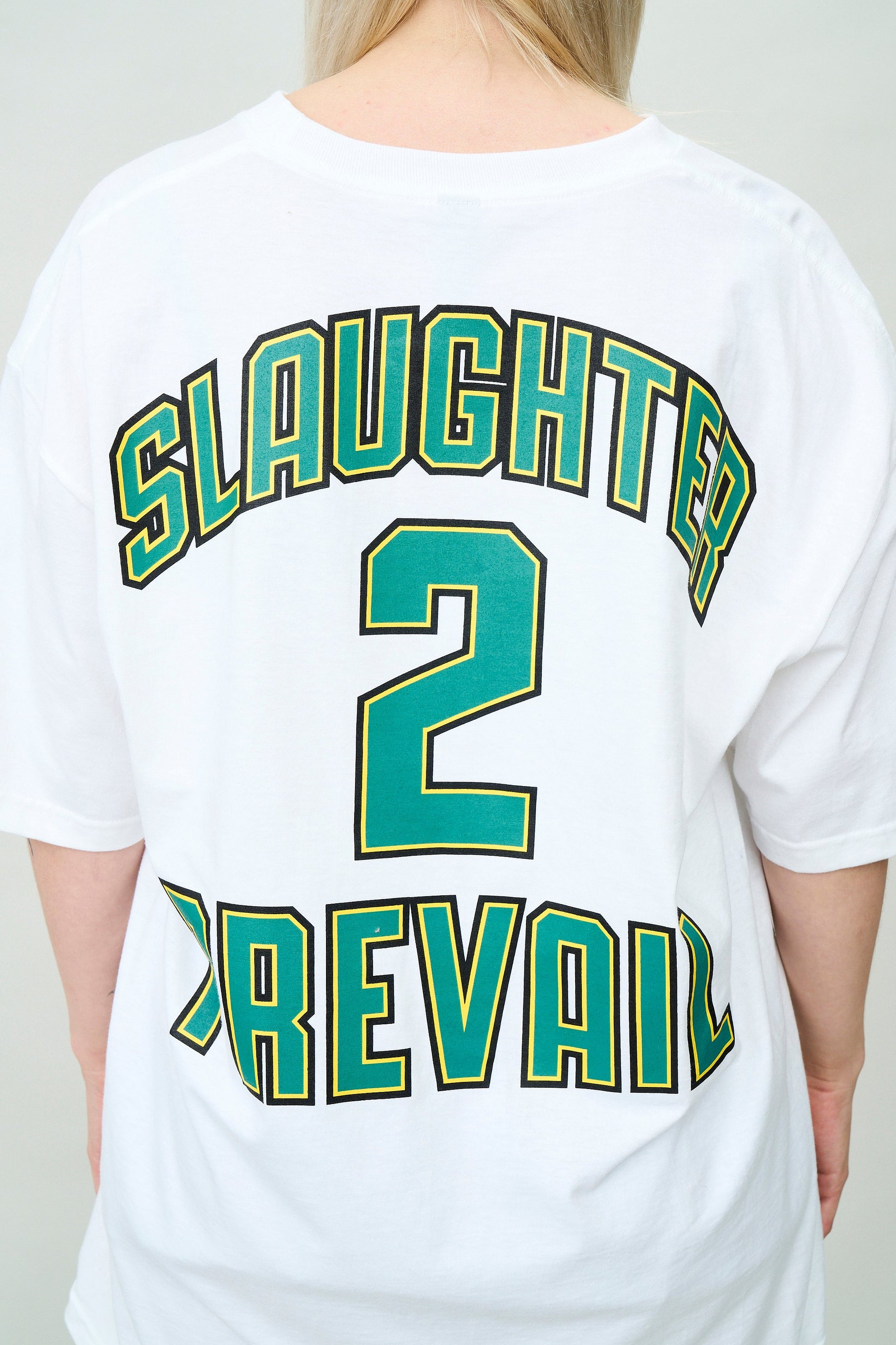 Slaughter to Prevail - Hockey White - T-Shirt - First Blood Merchandise