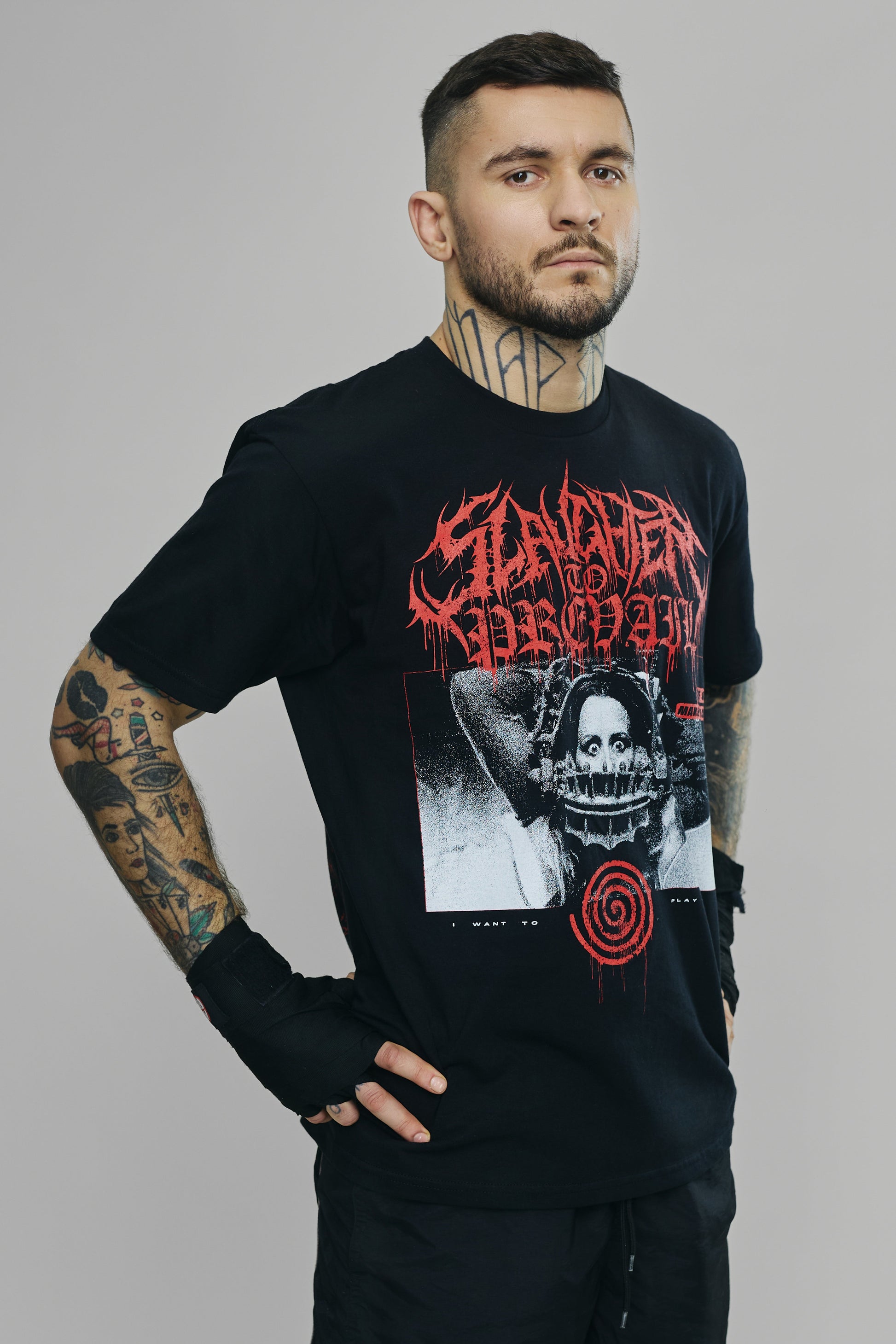 SLAUGHTER TO PREVAIL - HORROR SHIRT - First Blood Merchandise