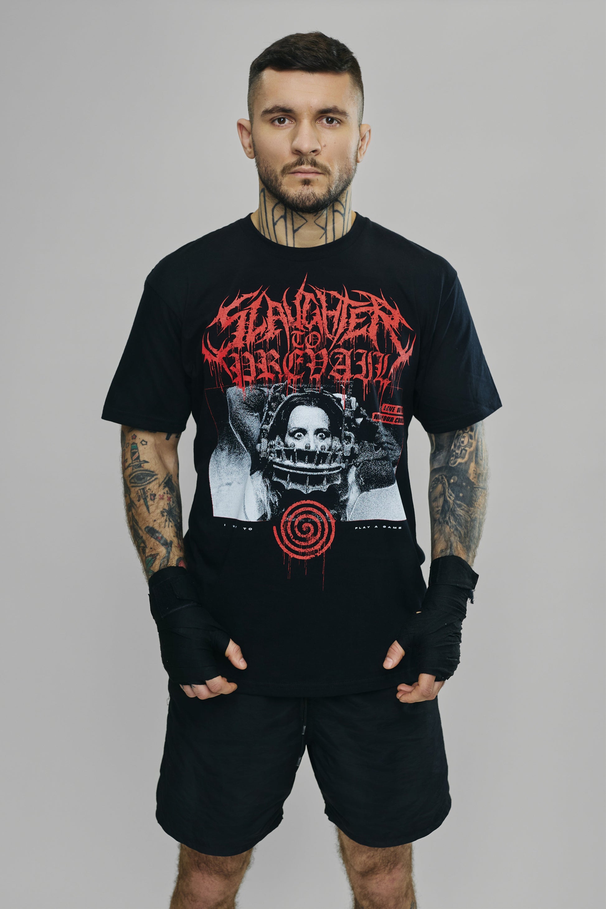 SLAUGHTER TO PREVAIL - HORROR SHIRT - First Blood Merchandise