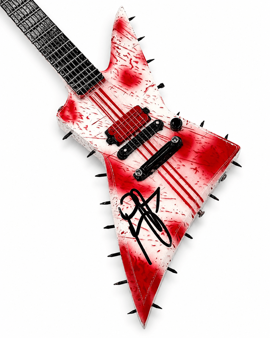 Slaughter to Prevail - Jack's Signed Mini Guitar - First Blood Merchandise