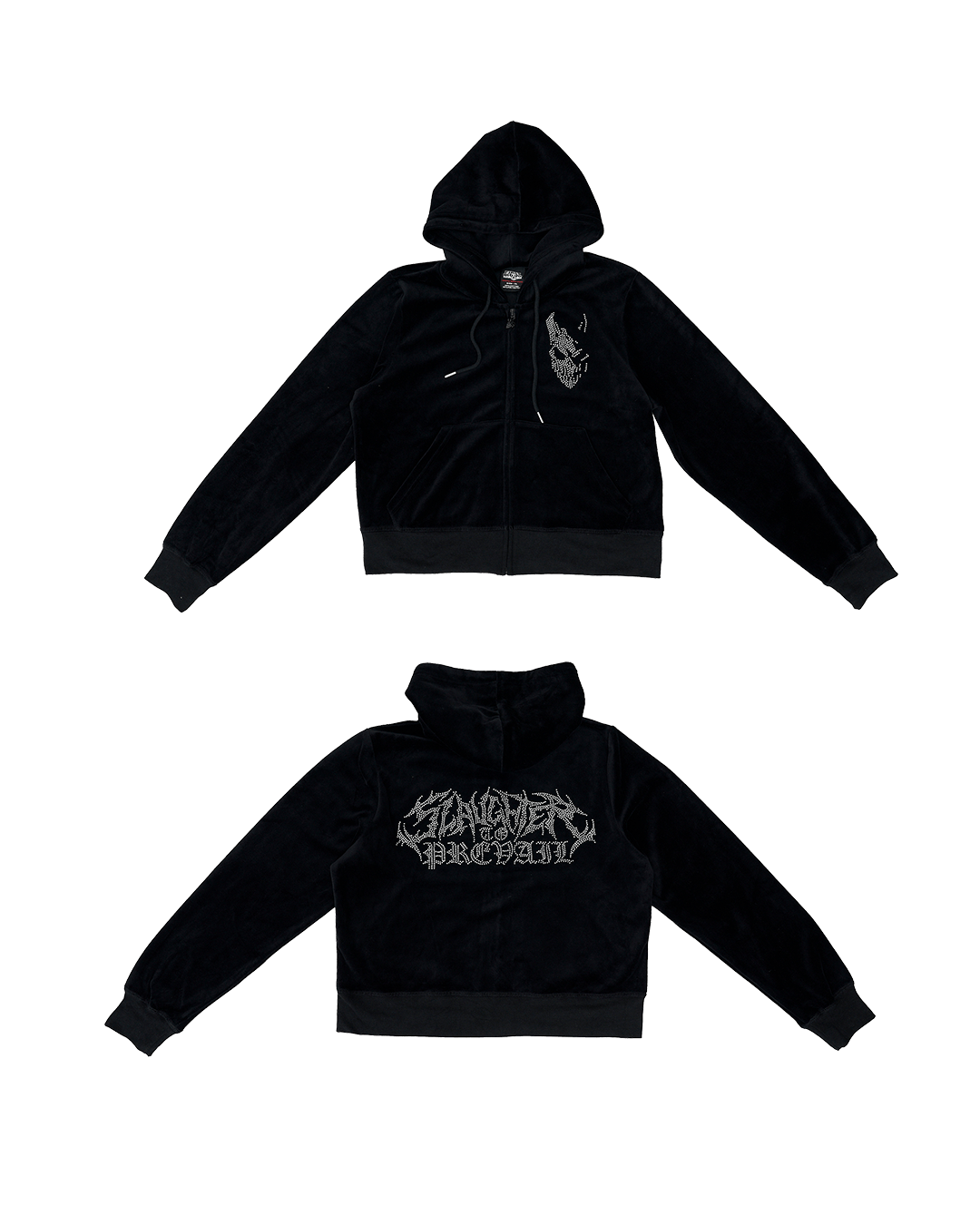 Slaughter to Prevail - Juicy Slam Velour - Zip - Up Hoodie - First Blood Merchandise