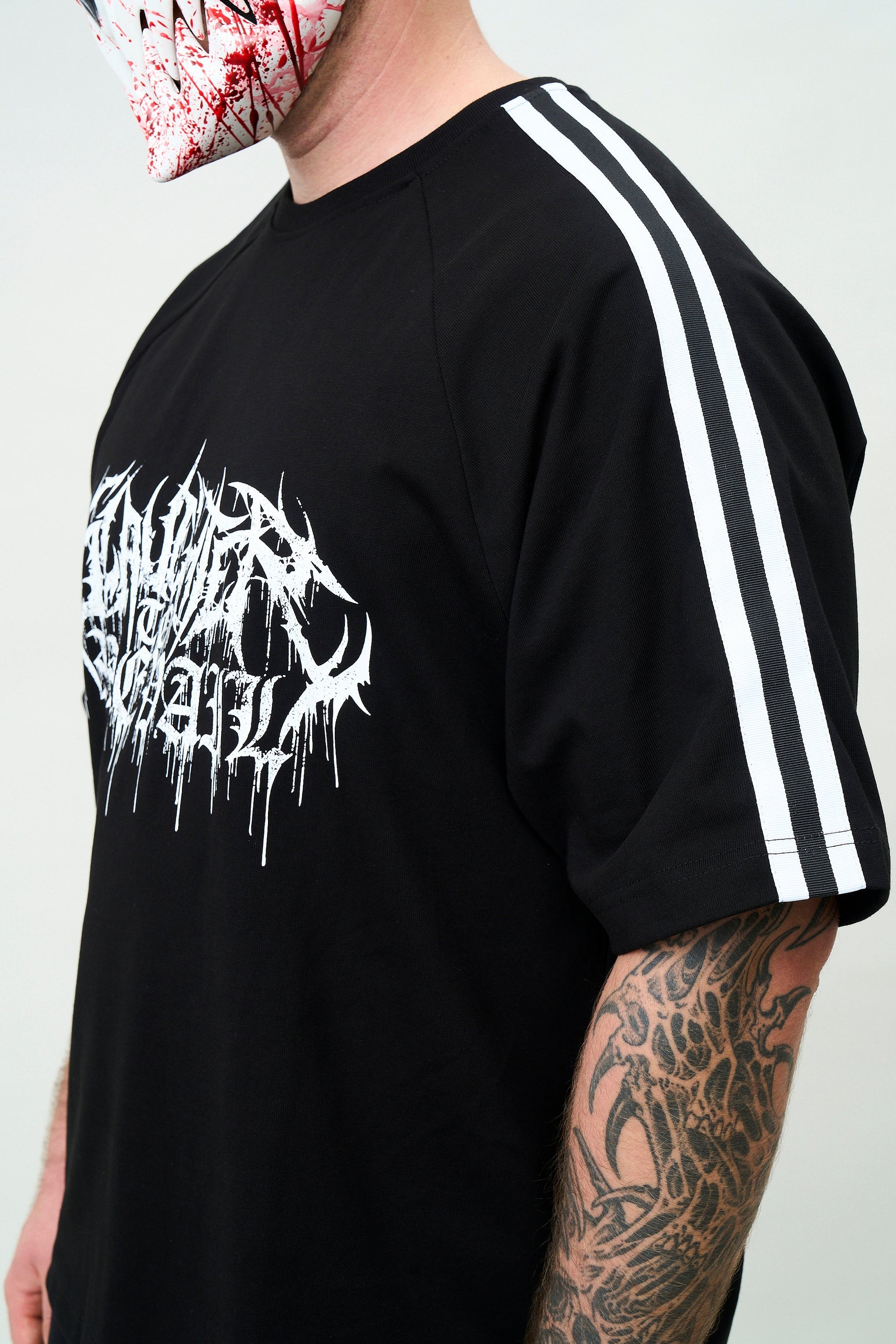 Slaughter to Prevail - Logo/Stripes - T-Shirt - First Blood Merchandise
