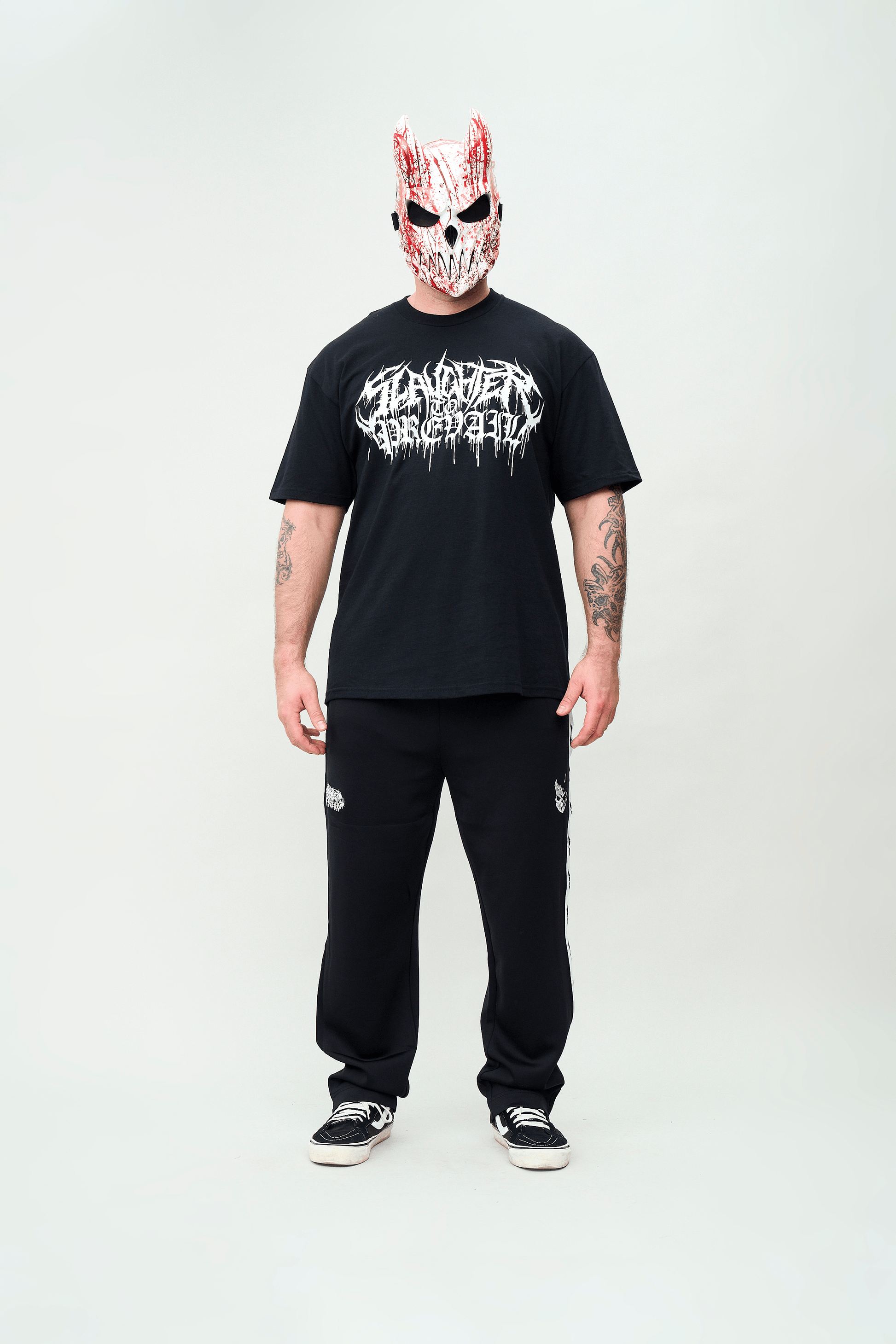 Slaughter to Prevail - Oni White - T-Shirt - First Blood Merchandise