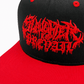 Slaughter to Prevail - Red Logo - Black/Red Snapback - First Blood Merchandise