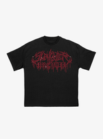 SLAUGHTER TO PREVAIL - RED LOGO CRYSTAL SHIRT - First Blood Merchandise