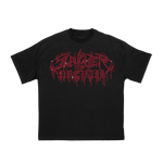 SLAUGHTER TO PREVAIL - RED LOGO CRYSTAL SHIRT - First Blood Merchandise