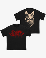 SLAUGHTER TO PREVAIL - RED LOGO MASK SHIRT - First Blood Merchandise