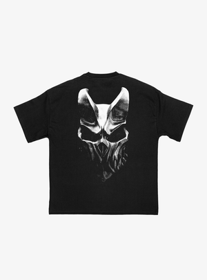 SLAUGHTER TO PREVAIL - WHITE LOGO MASK SHIRT - First Blood Merchandise