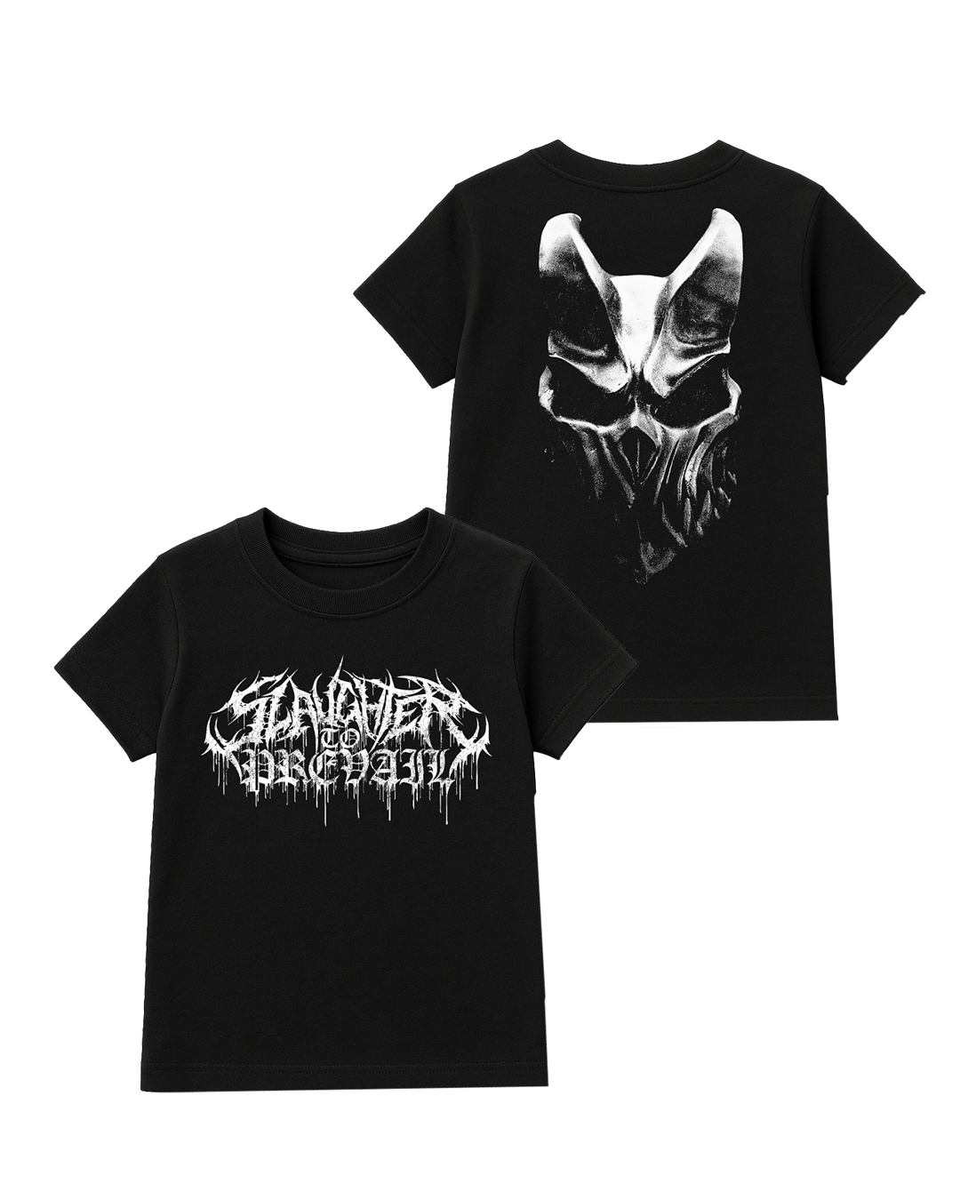Slaughter to Prevail - White Mask Logo - Kids T-Shirt - First Blood Merchandise