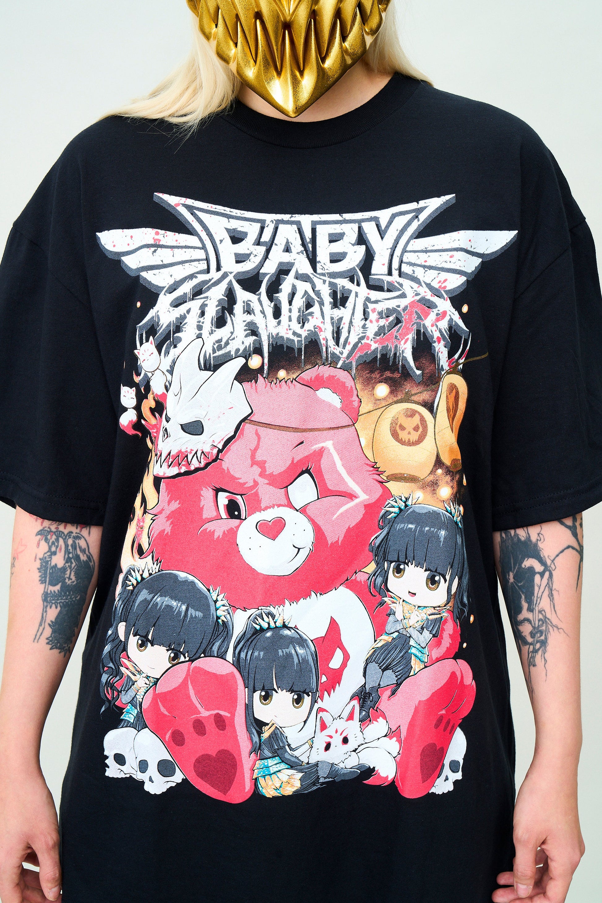 Slaughter to Prevail x Babymetal - Babyslaugher Bear - T-Shirt - First Blood Merchandise