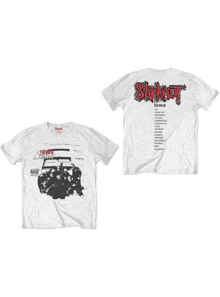 Slipknot Band IOWA Basic Black Short Sleeve Black Unisex T